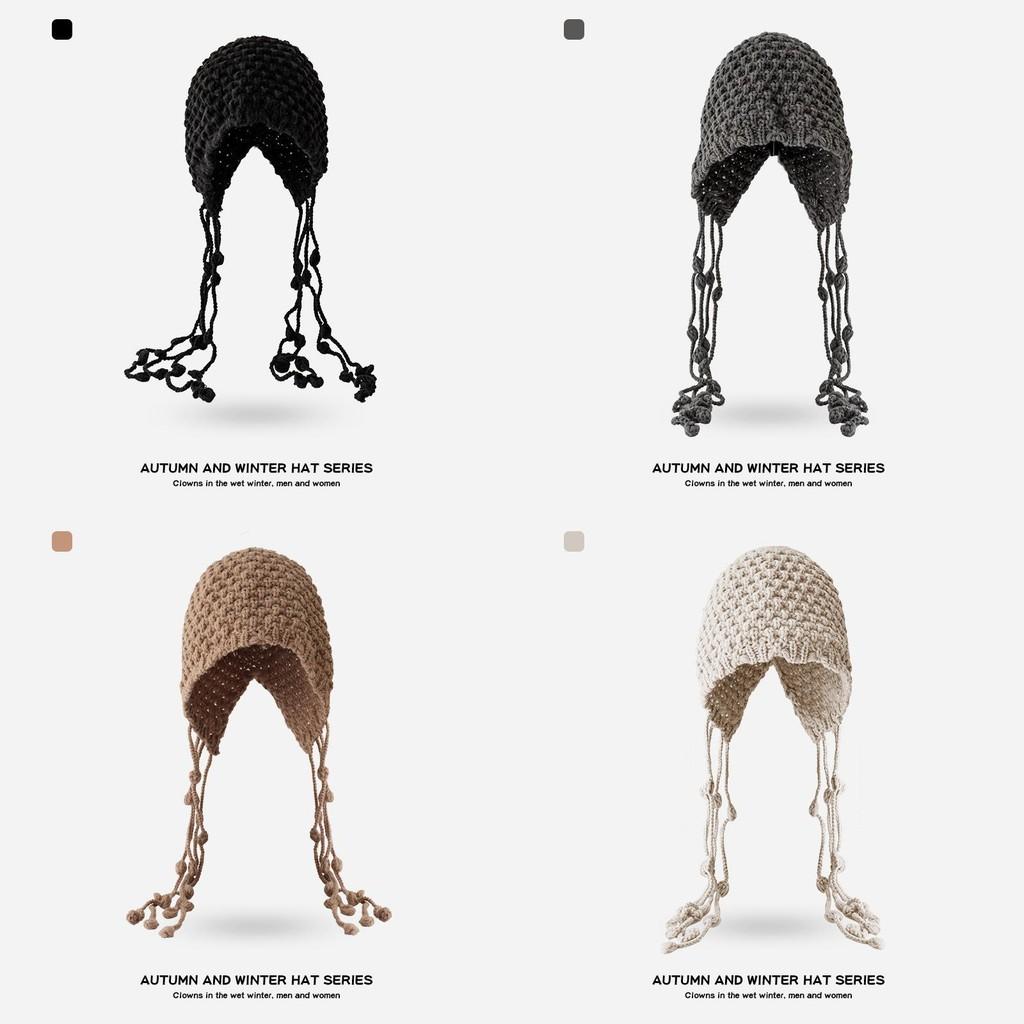 Autumn Winter Felt Cap For Women Handmade Windproof With Embroidered Text