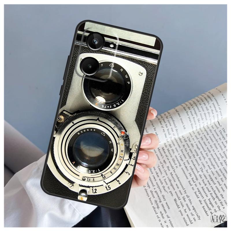 Retro Vintage Camera For Realme C71 C55 C75 C67 C63 C51 C61 C53 C35 C65 11 12 13 14 15 Pro Plus GT6 GT7 Pro Case
