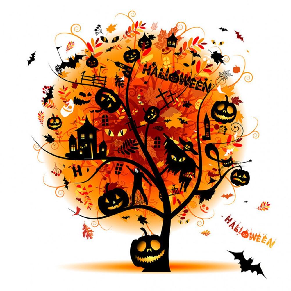 Halloween Decorations Horror Wall Decoration Window Stickers