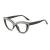 New Personality Fashion Cat Eye Colorful Big Diamond Reading Glasses Unisex Luxury Eye Protection Presbyopia Eyeglasse To +4.0