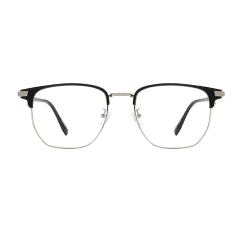 

oart Nash Чорні Срібні Квадратні Окуляри із Золотою Оправою black silver