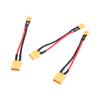 5Pcs Adapter Xt60 To Xt30 Connector Male/Female Plug 16Awg 100Mm Silicone Wire Cable For Rc Fpv Quadcopter Drone