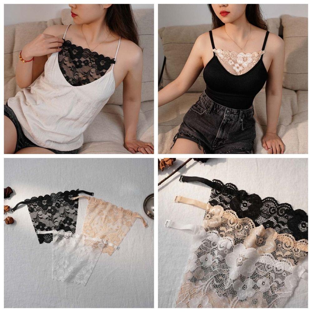 

Прозрачный кружевной цветочный антибликовый топ-труба с цветочным принтом, имитация майки с цветочным принтом, антибликовый