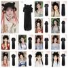 Vintage Headwear Hanfu Wig Headband Long Hanfu Cosplay HairPieces Chinese Ancient Wig  Women