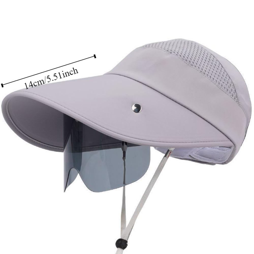 Sunscreen Lens Cover Face Cap Face Mask Tea Picking Hat Fashion Sunscreen Bucket Hat  Climbing