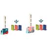 1 Set Kids Games Domino Train Mexican Stacking Game Electric Trains Building Toy Boys Girls Party Favors