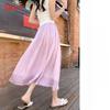 Elegant Polyester Satin Skirt For Casual And Date Wear With Asymmetric Design For Teen Girls