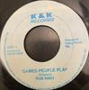 7inch Record BOB ANDY JOHN HOLT  Games People Play Talking Love  NONE K  K Records Jamaica Reggae Ska  Dub Used