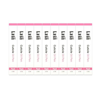 Lvia Cuticle Oil Pen Peach 3ml*10Pcs