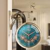 Double-sided Wall Clocks Living Room Creative Wall Watch Modern Simple Bedroom Silent Clock Luxury Home Decoration Accessories
