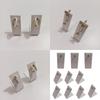 10Pcs Multipurpose L Shape Acrylic Earring Holders For Efficient Space Saving Jewelry Display At Homes Or Store