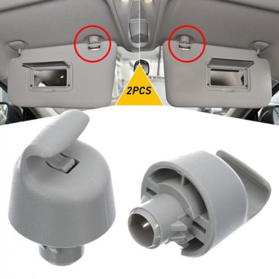 2X Sun Visor Retainer Clips Hook For Nissan Murano Rogue Pathfinder Altima EOA