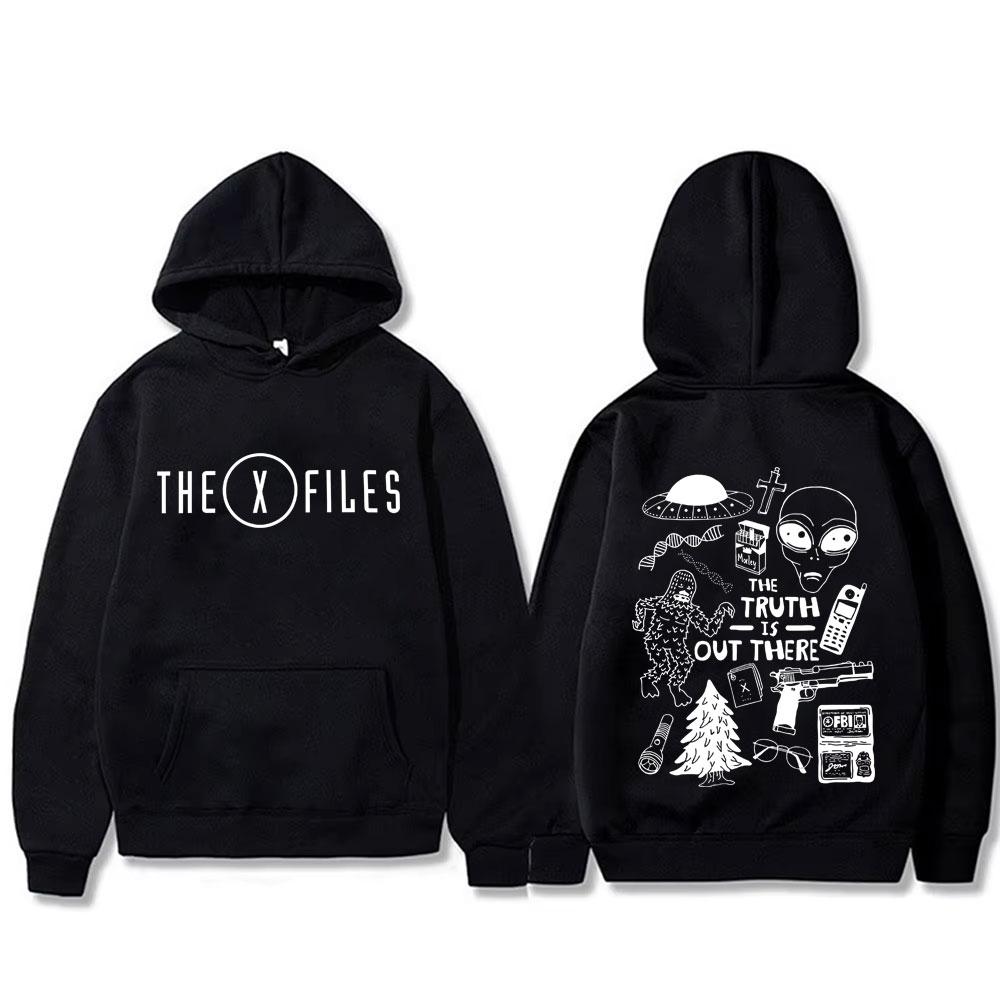 Movie The X Files The Truth Is Out There Merch Hoodie Unisex Clothing Casual Humor Pullover Hoodies Funny Streetwear