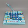 Purple Fidget Keyboard Toy Cute Animal Shape Stress Reduction Gadget for Home Office Daily Use