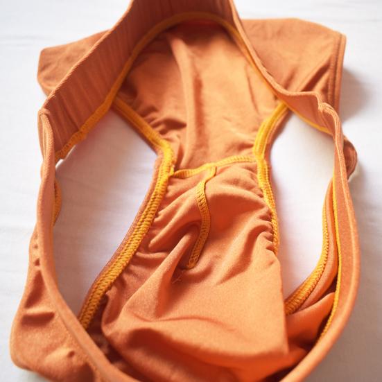 Men Panties Solid Color Breathable Low Waist Elastic U Convex Anti-septic Underwear Bulge