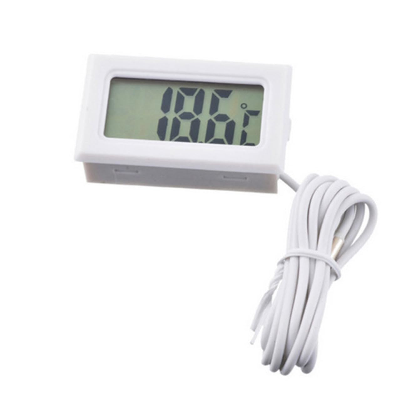 

1pc Digital for Refrigerator Freezer Embedded Display Accurate Measurement for Home Office Use белый