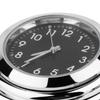 Motorcycle Handlebar Clock Chrome Plating Precise Time Waterproof Aluminium Alloy Handlebar Mount