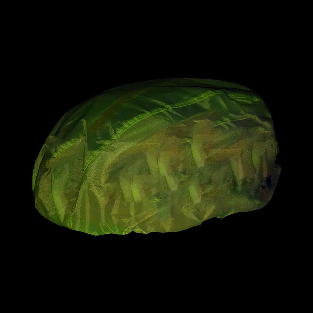 Cycling Helmet Cover Waterproof Helmet Rain Cover Reflective Safety Helmet Cover Fluorescent Green