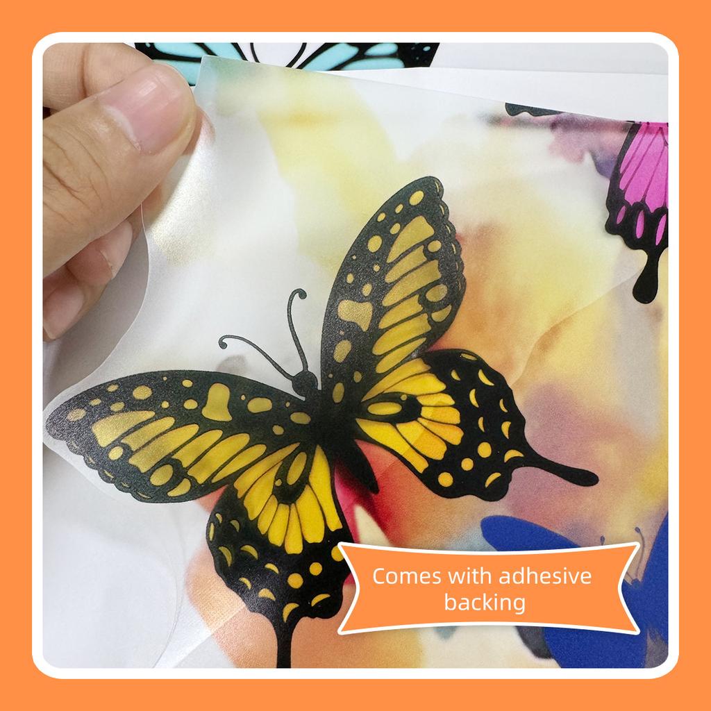 Dream Creative Sticker Butterfly Elf Girl Wall Sticker Self-adhesive Bedroom Living Room Background Decoration Sticker