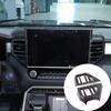 Matt Black Center Console Air Condition Outlet Vent Trim For Toyota Tundra 22-23