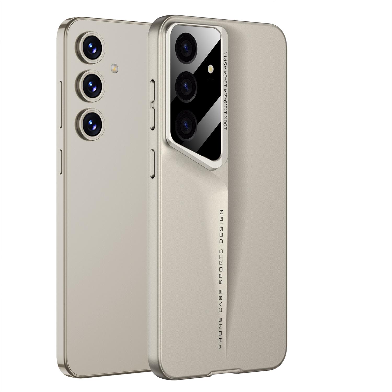 

Suitable for Samsung S24EF Ultra thin Matte Mobile Phone Case S24EF Fine Hole Anti Fall Protective Case Solid Color Matte Simple Style SM-S24FE