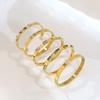French Retro High-End Sense Fashion Versatile Titanium Steel Jewelry Women'S Opening Zircon Bracelet Does Not Fade