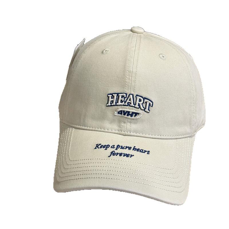 Autumn Fashion Letter Embroidery Baseball Cap Men's Four Seasons Versatile Casual Cap College Style Hat Women Show Small Face