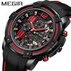 Meigel Six-hand Chronograph Calendar Dial Quartz Men's Watch