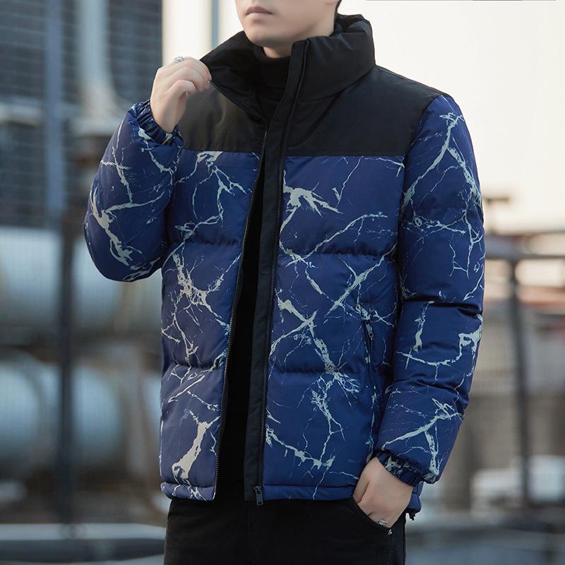 Men's 2025 Winter Camouflage Puffer Jacket: Thick Warm Cotton Stand-Up Collar Coat
