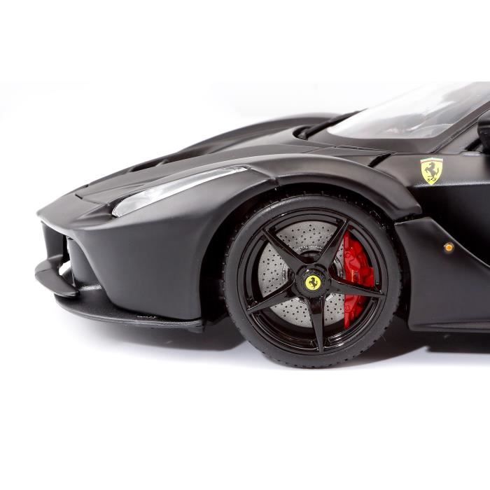 Voiture de collection - BBURAGO - Ferrari Signature - LaFerrari noire - Pour enfant à partir de 3 ans