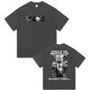 Trendy Unisex Unisex Concert Photo Collage Front Back Art Print Short Sleeve Tshirt Streetwear Loose Cotton Tee Tops