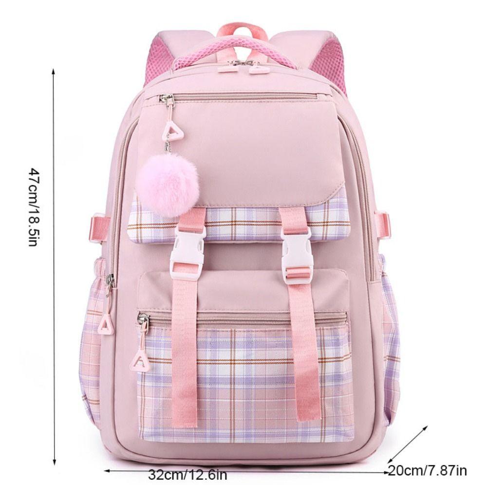Harajuku Student Backpack Nylon Korean Style School Bag Casual Shoulders Bag  Girls