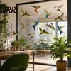 Outdoor Window Decal Bird Stickers, Anti-Collision Strike Prevention Decal, Static Cling Glass Protection Sticker Film for Windows Doors, UV