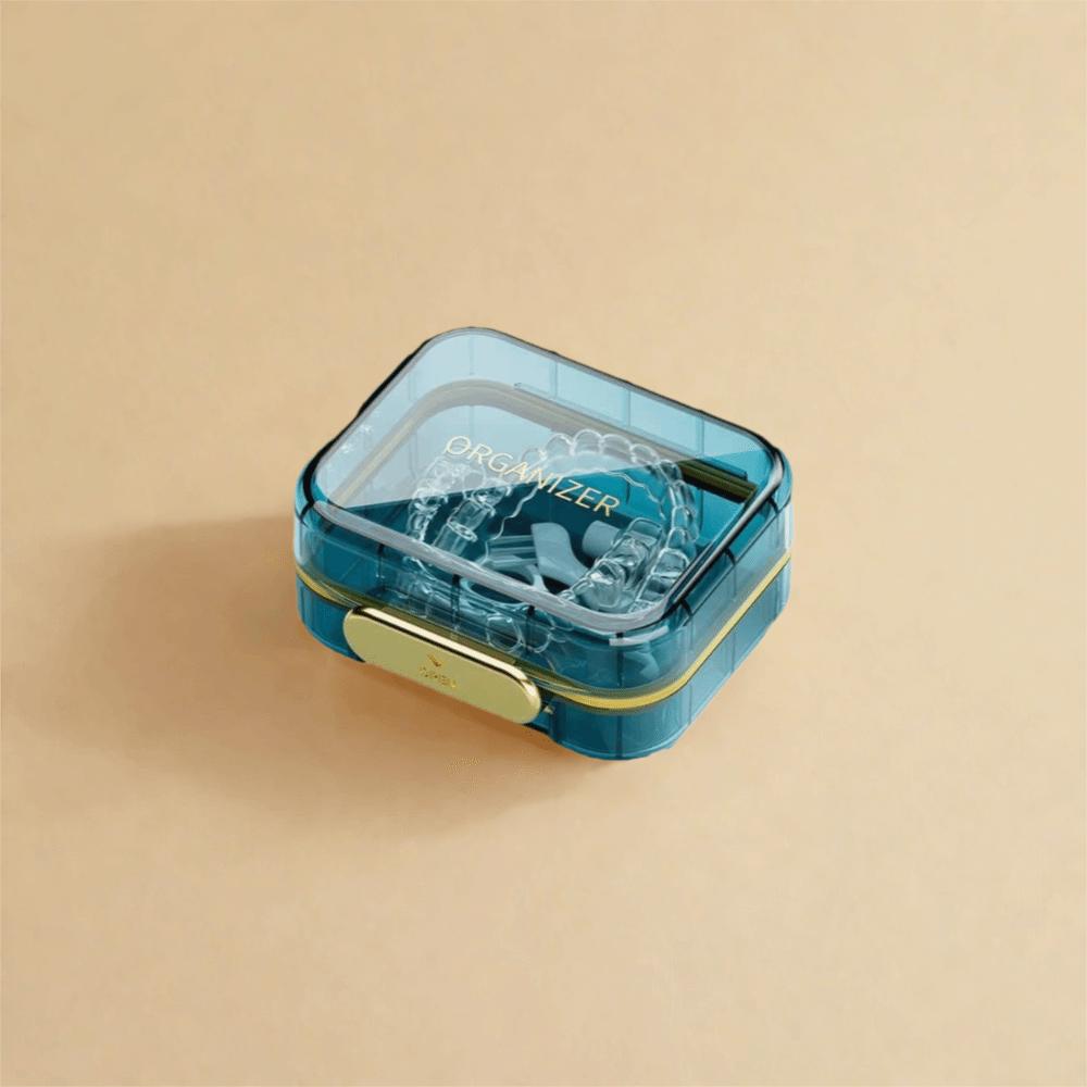 Transparent Invisible Braces Box Large Capacity False Teeth Holder Denture Storage Case Portable Waterproof