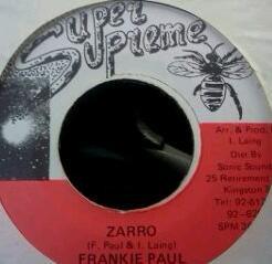 

7inch Record FRANKIE PAUL - Zarro SPM3613 Super Supreme 1992 Jamaica Reggae, Ska & Dub Used