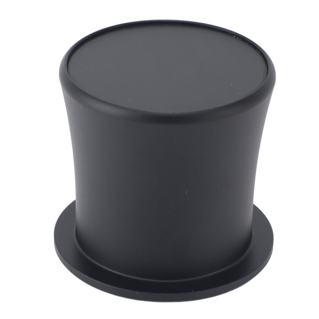 Coffee Dosing Cup Aluminum Alloy Antistatic Coffee Powder Feeder Dosing Cup for 51mm 53mm 54mm Portafilter Basket Black