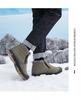 Unisex Winter Snow Boots - Warm, Non-slip, Mid-top, Velvet-lined
