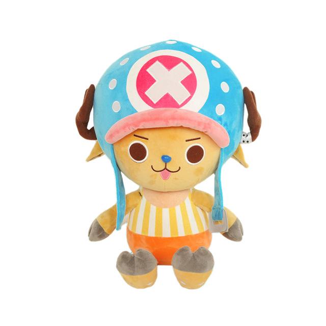 Genuine One Piece Luffy, Chopper, and Zoro Anime Plush Dolls - Merchandise Toy Dolls