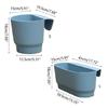 Home Space Saving Hanging Flower Pot with Water Reservoir for Indoor Outdoor Use