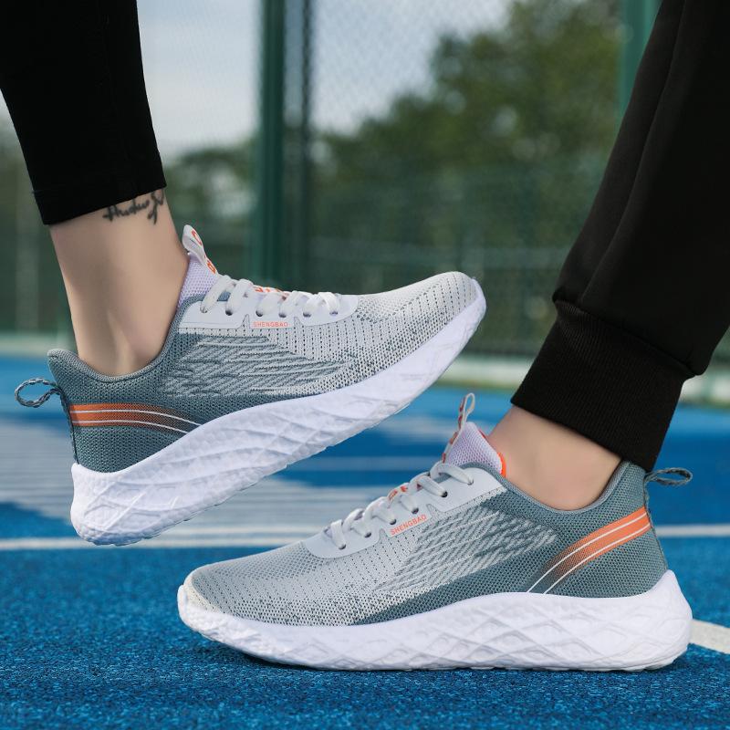 Junior High School Students Sports Shoes Men's Running Shoes Student High School Entrance Examination Special Shoes Youth Breathable Non-slip Lightwei