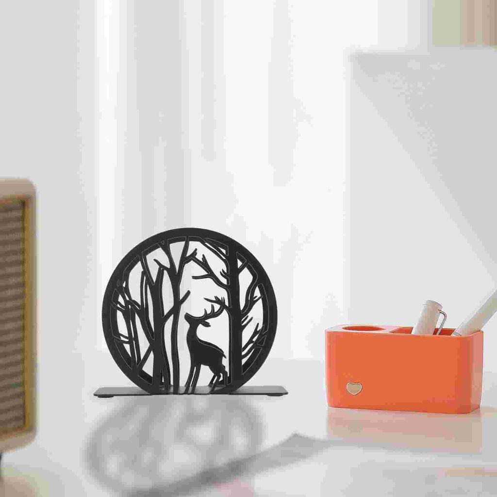 Hollow Elk Tree Napkin Holder Metal Tissue Holder Tissue Storage Stand Napkin Metal Holder Rustic Napkin Holder