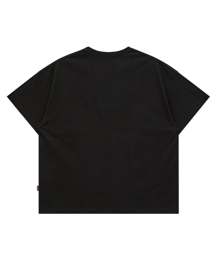 HOODHOOD Alien Piece Short Sleeve T-Shirt Black