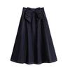 DIMANAF 2026 Plus Size Summer Women Skirts Denim Blue Fashion Jeans Lady High Waist Casual Elegant Long Skirt