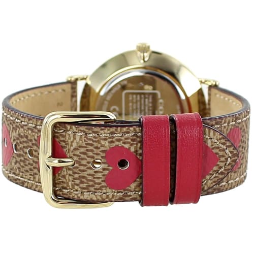 Coach Women's Perry Heart Leather Watch (14503886)