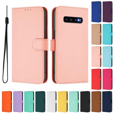 S10 Plus Hülle Für Samsung Galaxy S10 Plus Brieftasche Leder Klapphüllen SamsungS10Plus Schutzhülle Coque Fundas Shell S10Plus