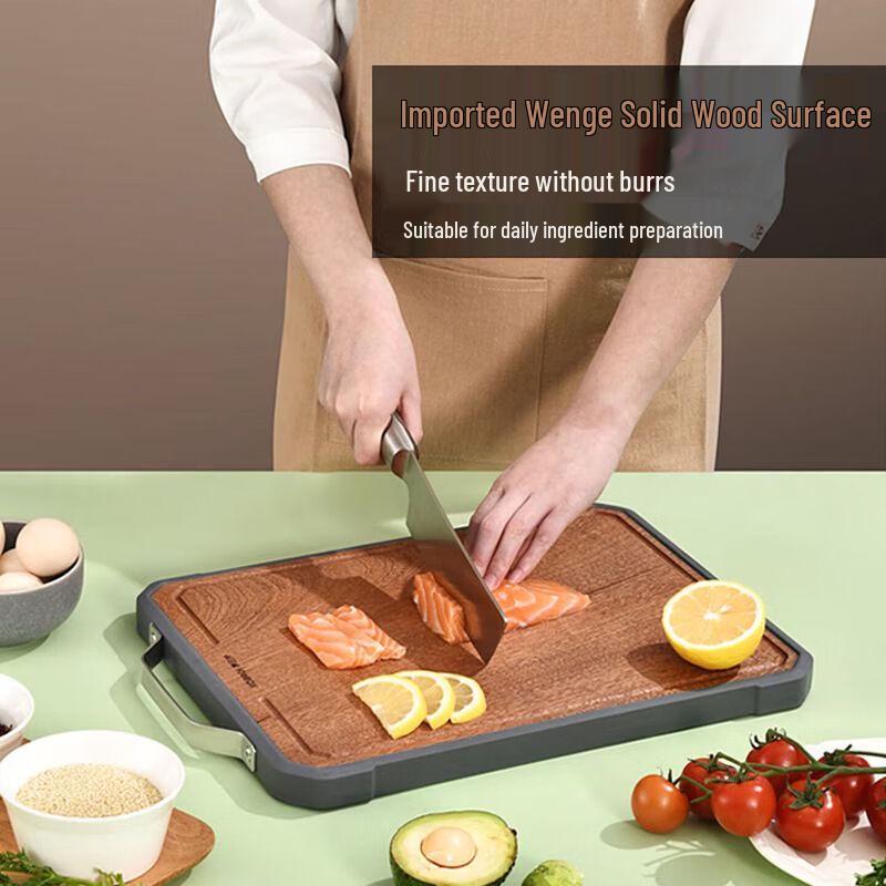 Kangbakh Ebony & Wood Fiber Standing Reversible Cutting Board