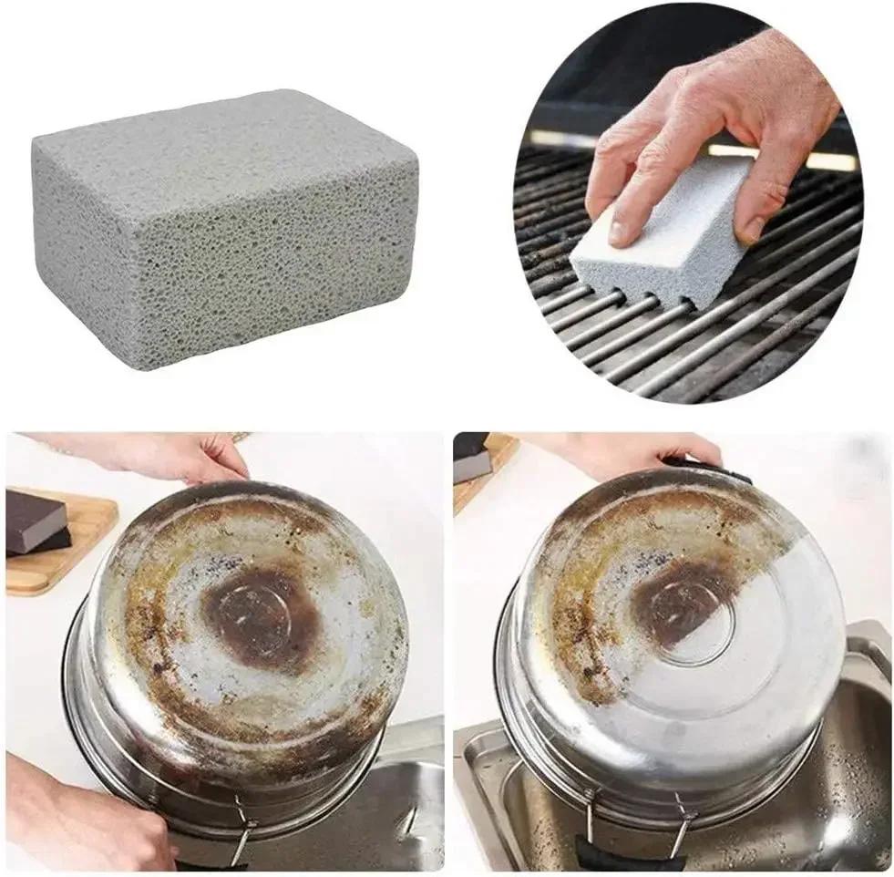 BBQ Grill Cleaning Bricks BBQ Heat Resistant Cleaning Pumice Brush Powerful Stain Remover Cleaning Tools BBQ Tools