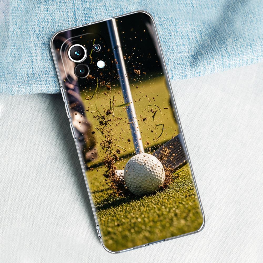 Phone Case For Xiaomi Mi 15 14 13 12 11 Lite 15T 13T 12T Pro Poco X7 X6 X5 Pro 5G X3 NFC F7 F6 F5 Clear Cover Modern Golf