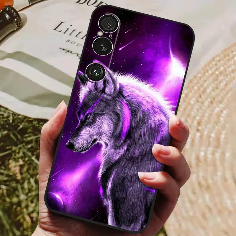 For Sony Xperia 1 VI Case Luxury Black Silicon TPU Soft Phone Cover for Sony Xperia 1 VI Shockproof Bumper Shell Xperia 1VI Capa