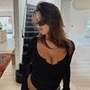 Shemoda Fashion Style Round Neck Silm Slimming and Simple Daily Casual Easiest for Match Bottoming Long Sleeve T-shirt Tops Women's Clothing